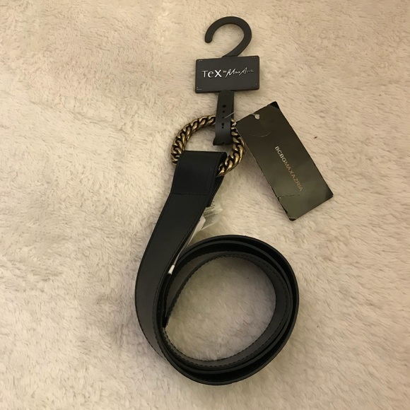 BCBGMaxAzria Accessories - BCBG Black leather belt